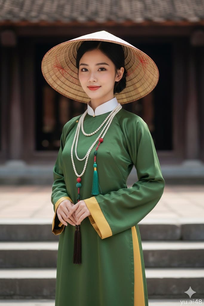 Nội dung TikTok về văn hóa Việt Nam, ảnh áo dài truyền thống, du lịch heritage.