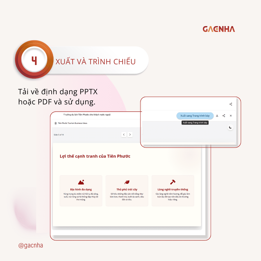 cách tạo slide bằng Gemini