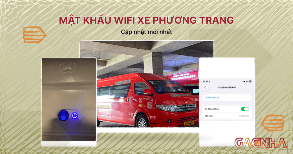 mật khẩu wifi xe Phương Trang
