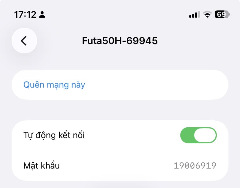 mật khẩu wifi xe Phương Trang